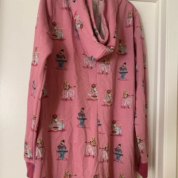Disney Slumber Collection Munki Munki Onesie Pajama Suite Jumpsuit Pink Medium - Picture 6 of 14